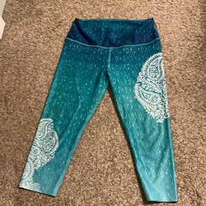 Inner fire crop leggings